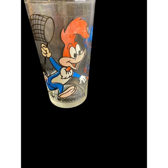 Vintage 1970s Pepsi Collector Series Walter Lantz Woody Woodpecker Drinking - Picture 2 of 6